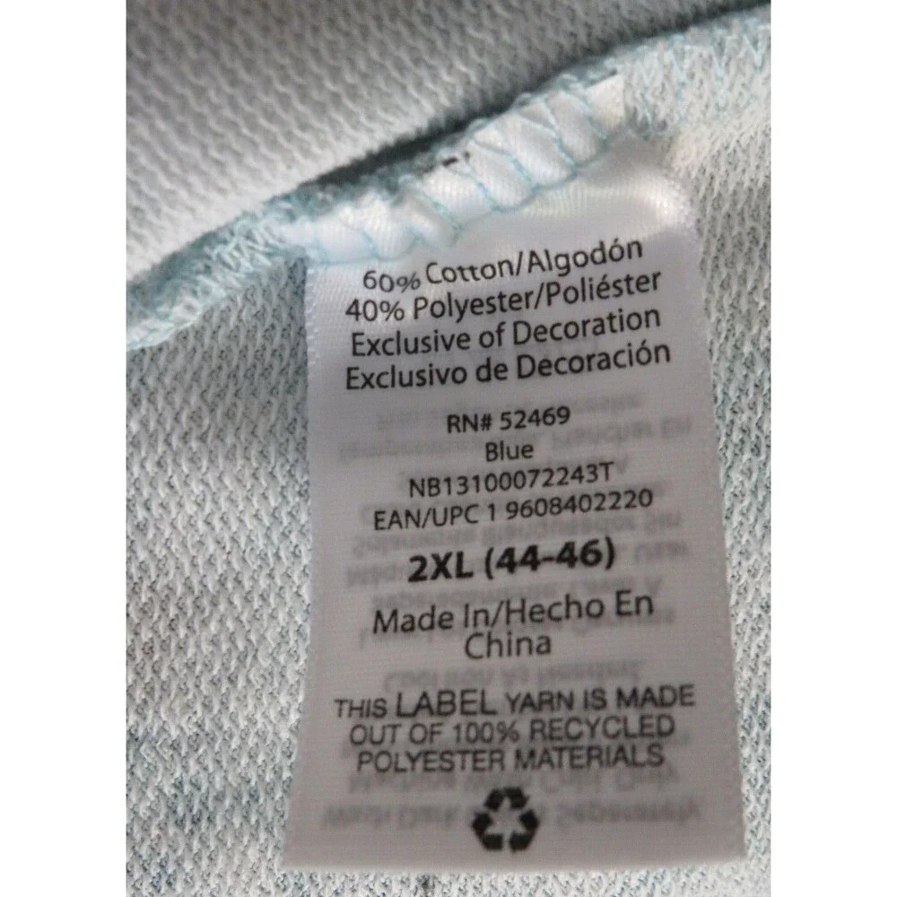 Men's Aqua Tie Dye Lounge Shorts Size 2XL